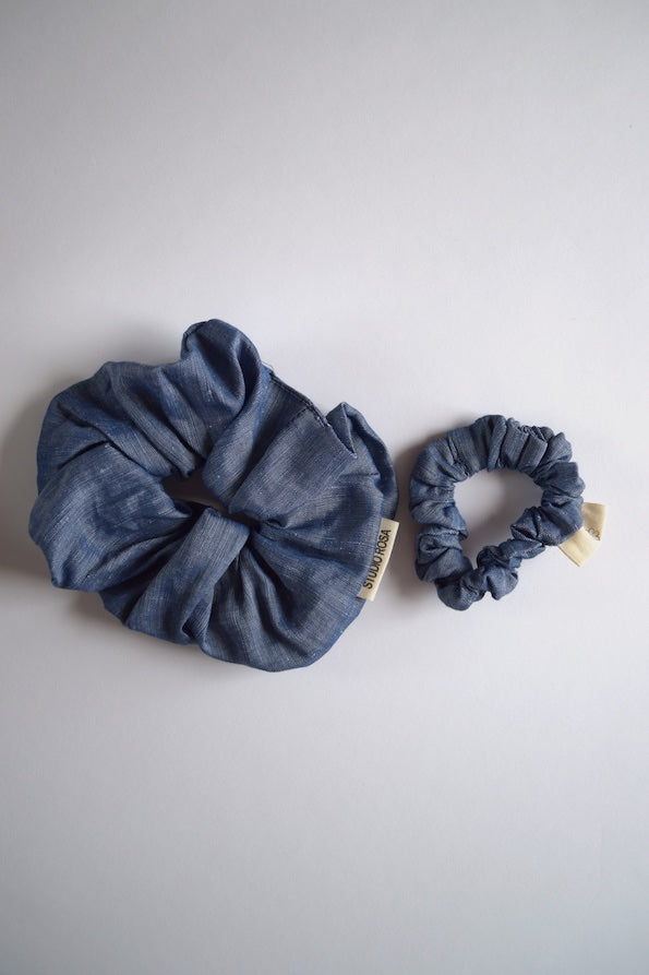 Scrunchie Blue Jeans