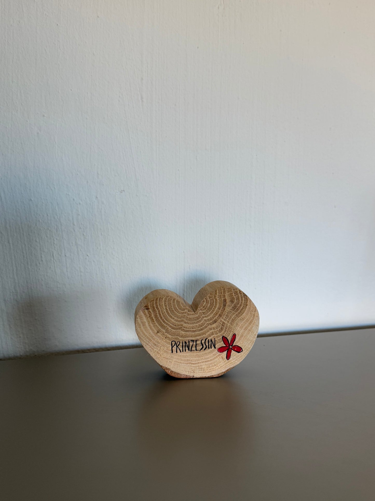 Holzherz „Prinzessin🌸"