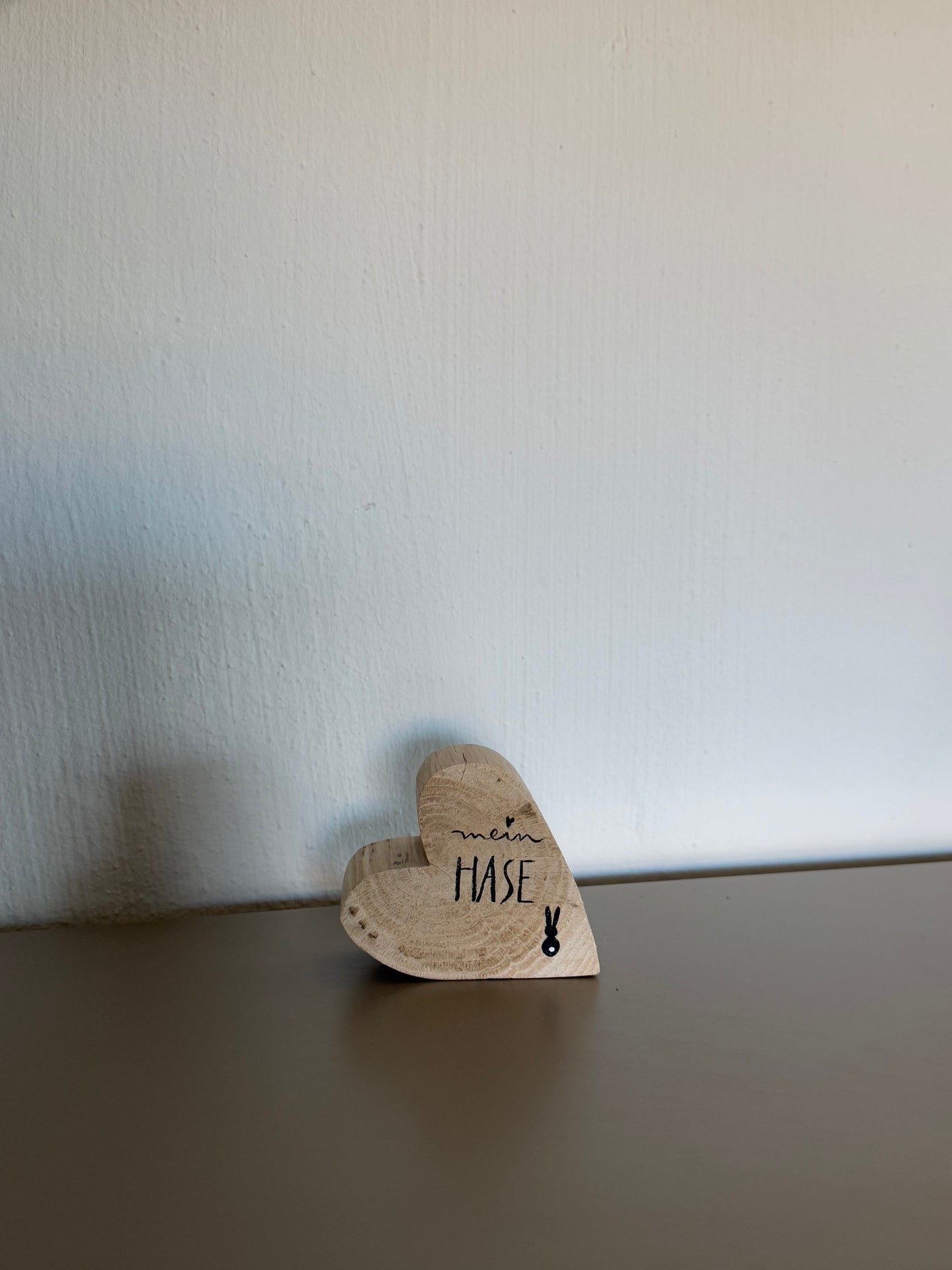 Holzherz „mein Hase"