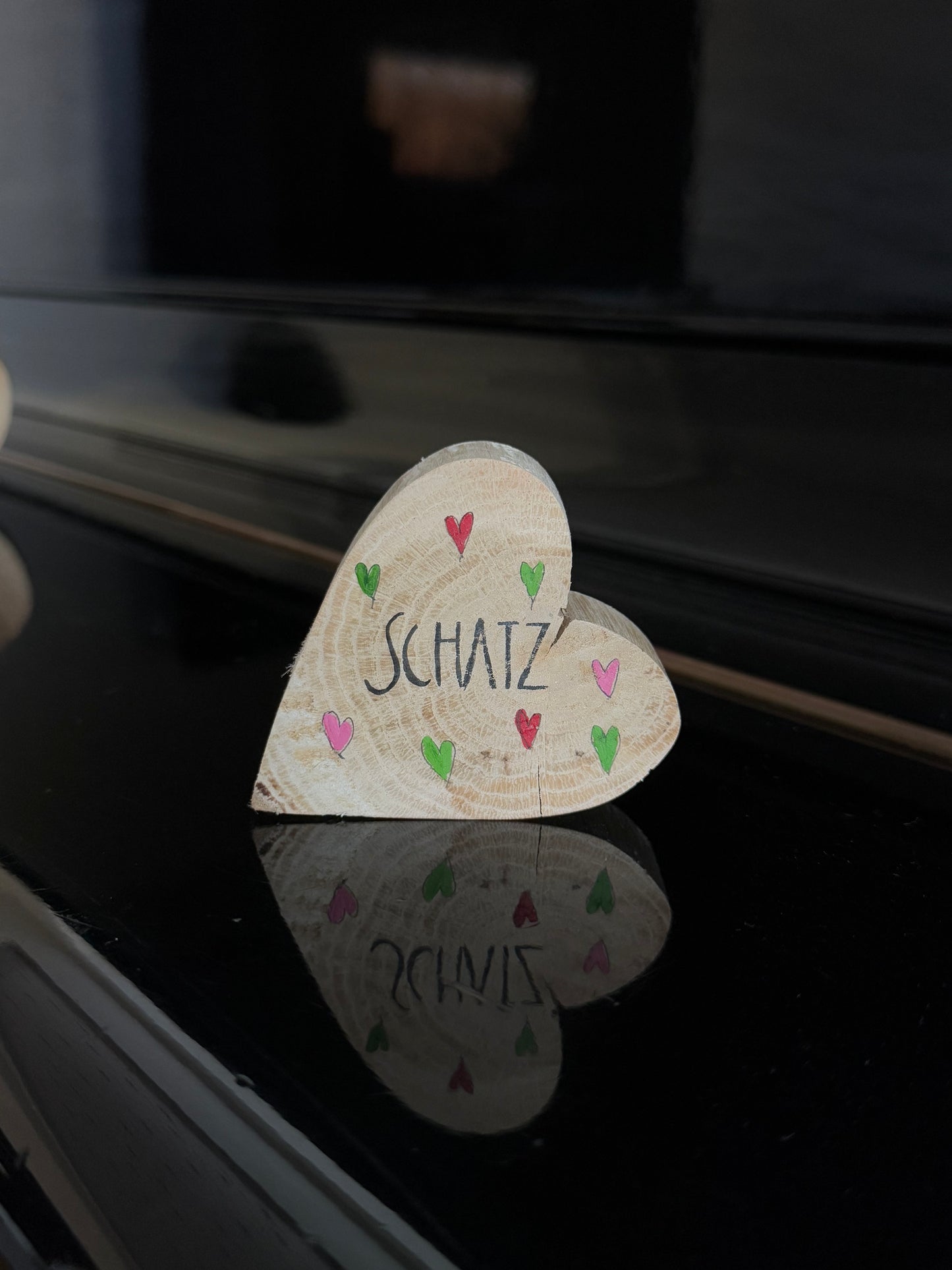 Holzherz „Schatz"