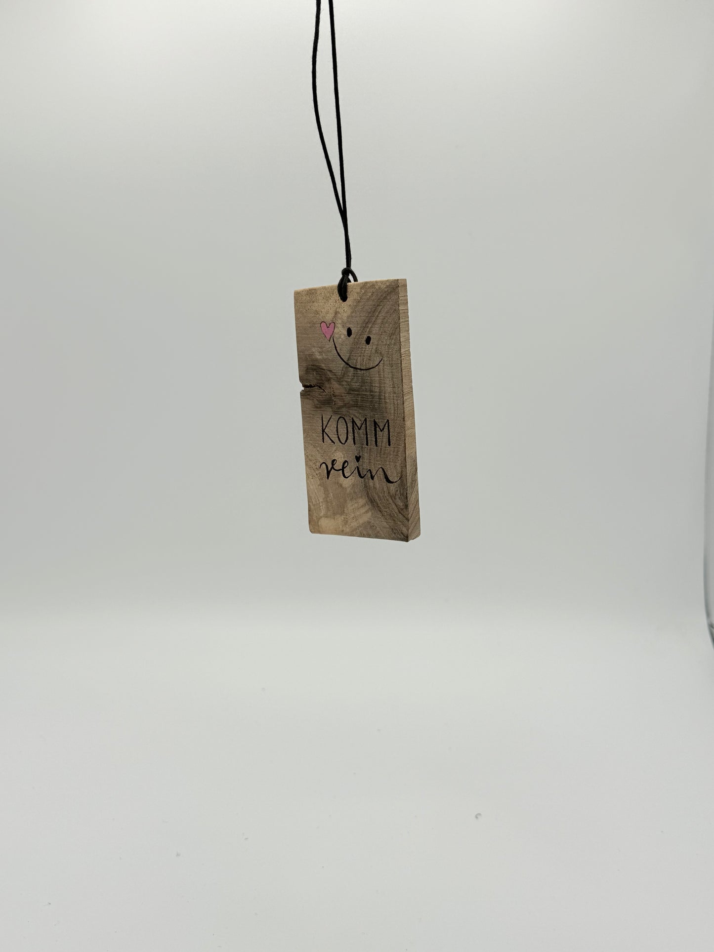Holzanhänger "Komm rein"