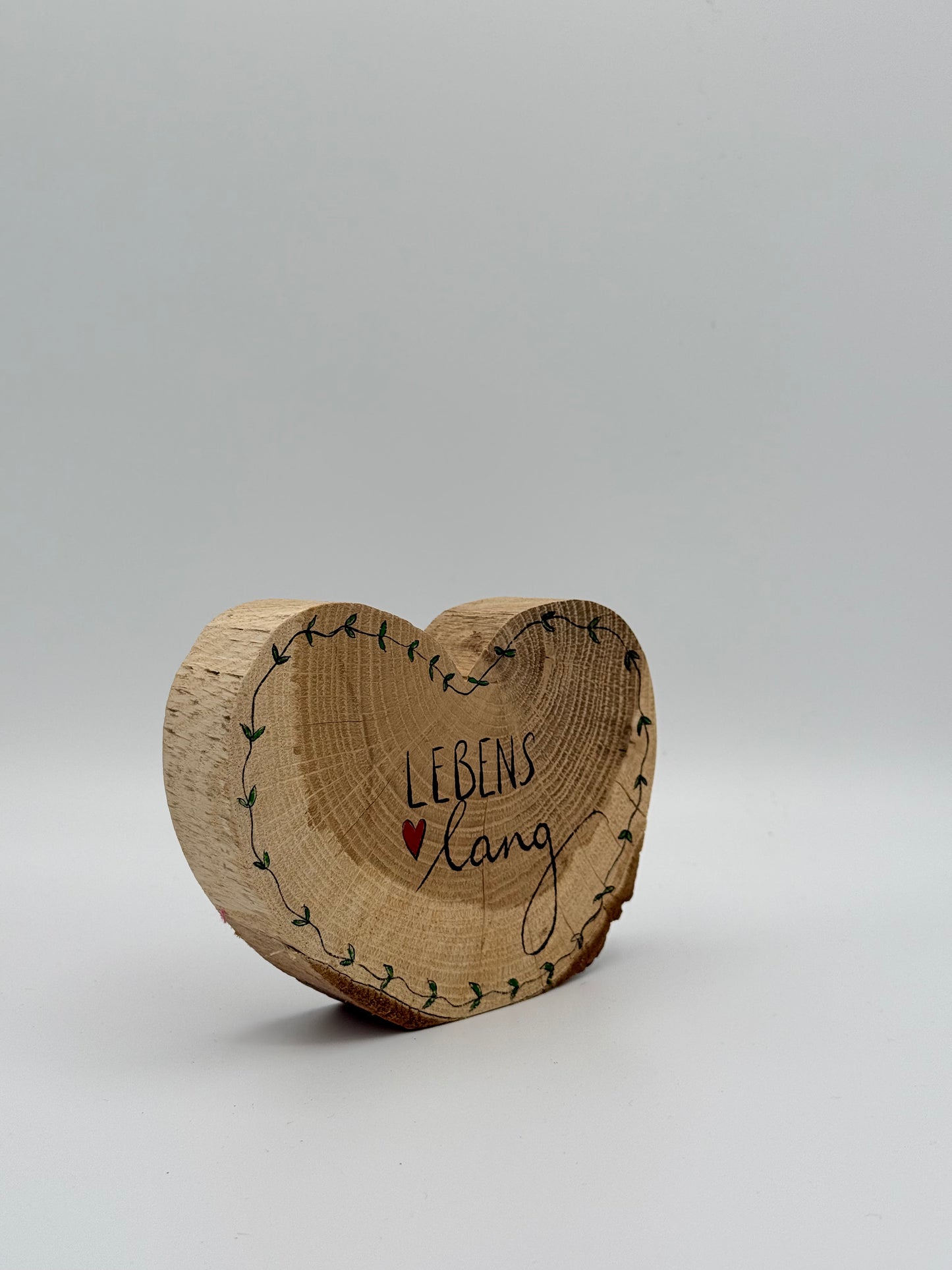 Holzherz "Lebenslang"