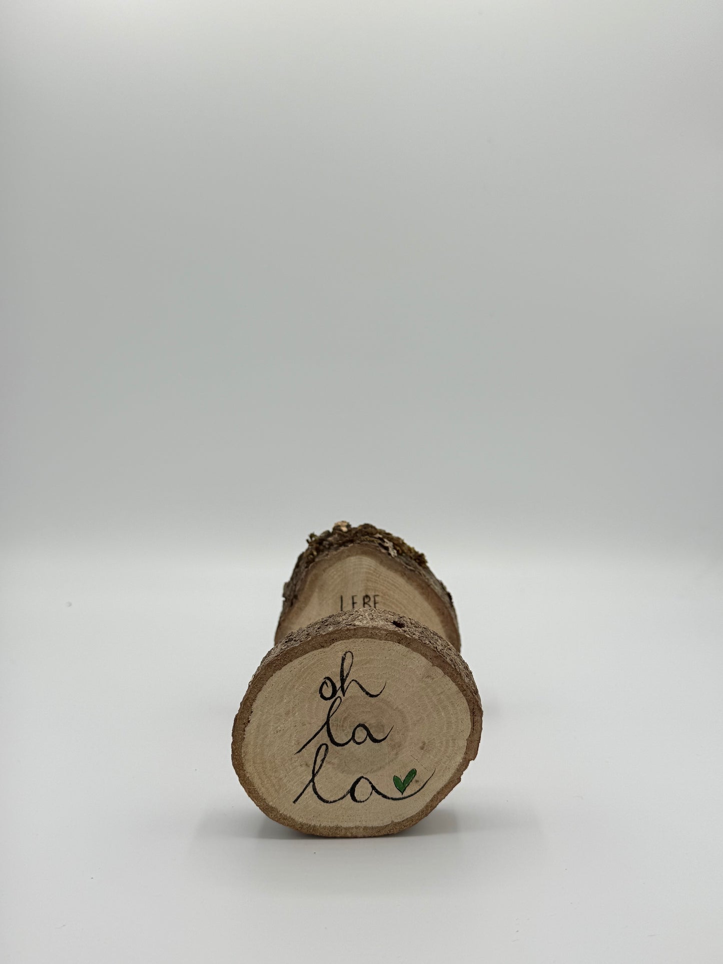 Holzscheibe "Oh la la"