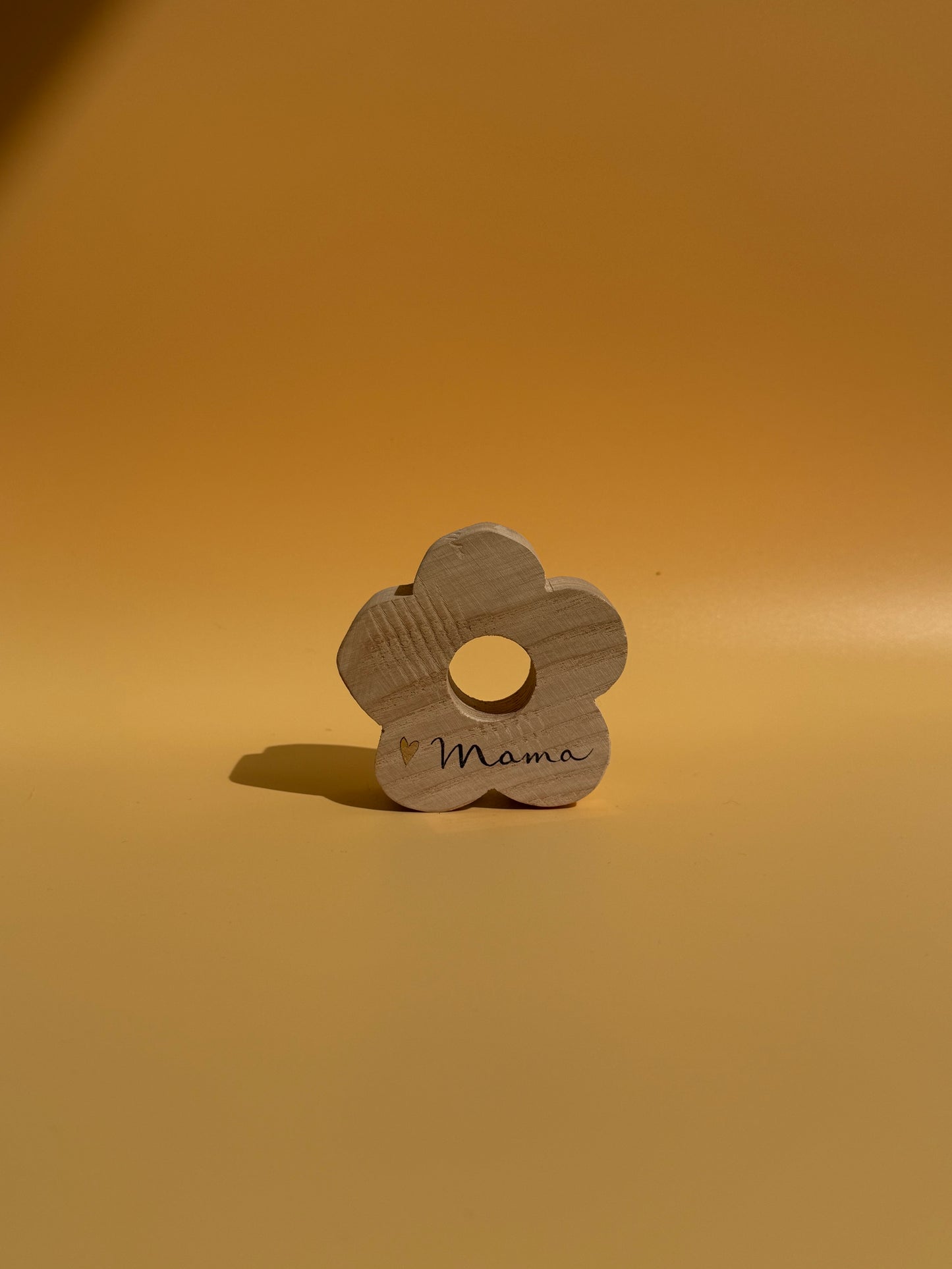 Holzblume "Mama"