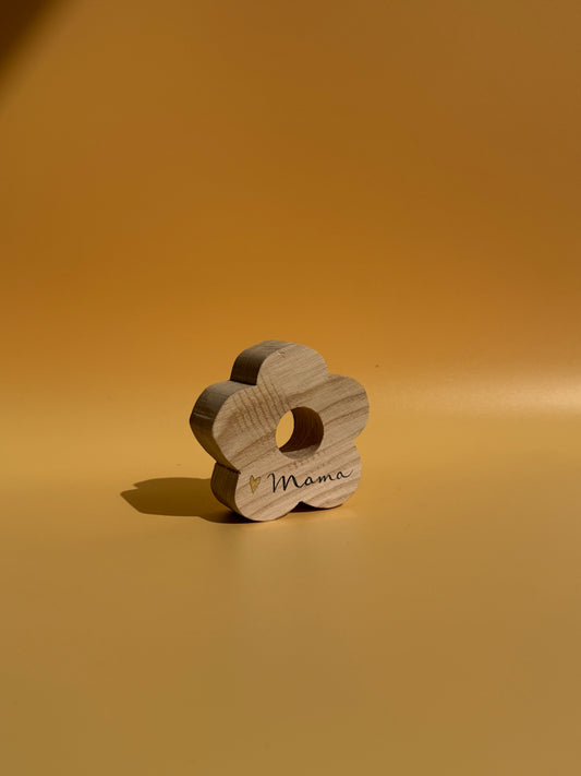 Holzblume "Mama"